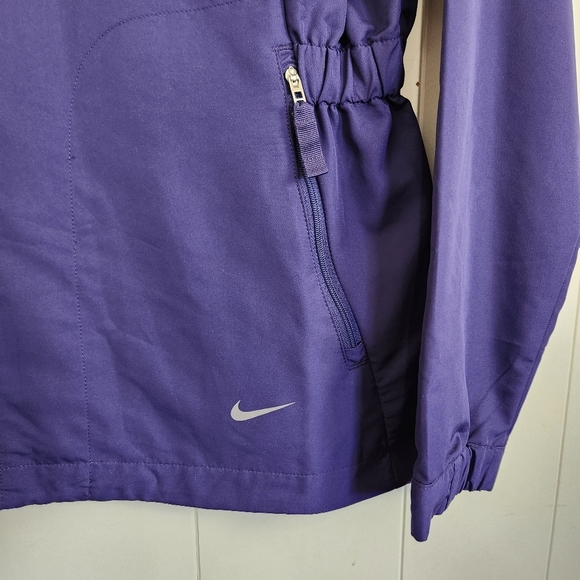 Nike Golf Womens Purple Quarter Zip Pullover Jacket Golfing Outerwear Activewear - Picture 5 of 9